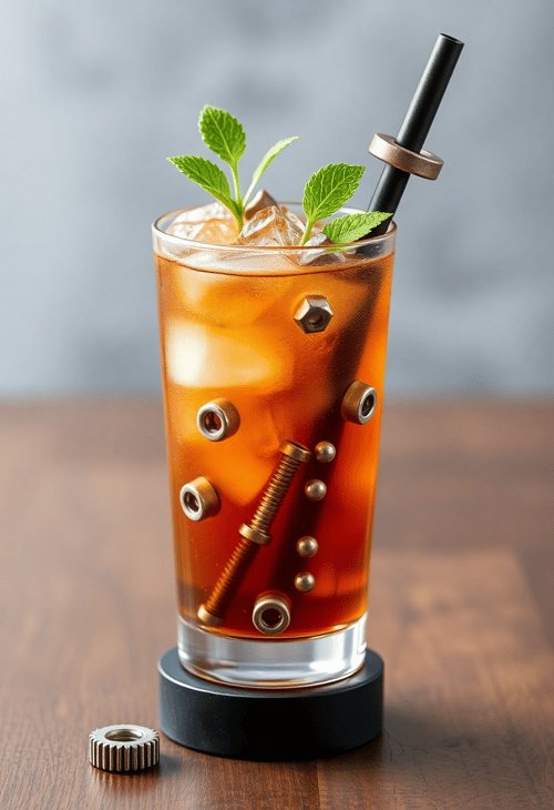 Industrial Iced Tea: A Metallic Masterpiece