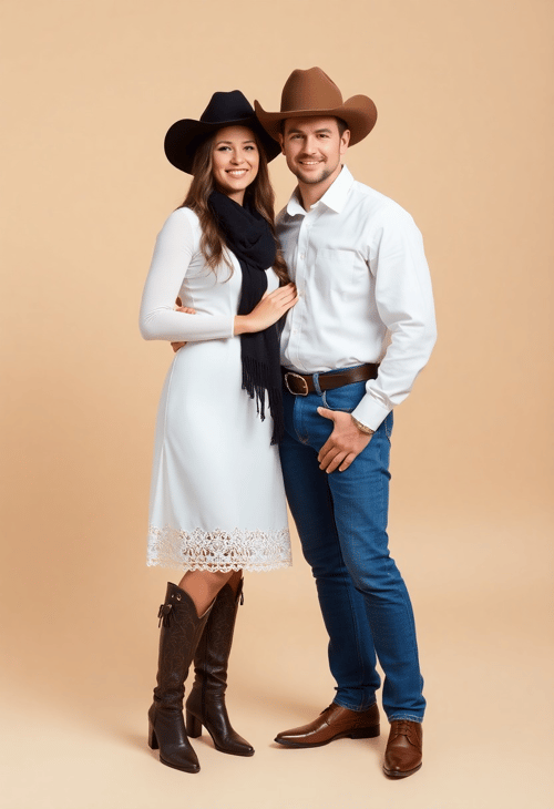 Elegant Western Romance Captured