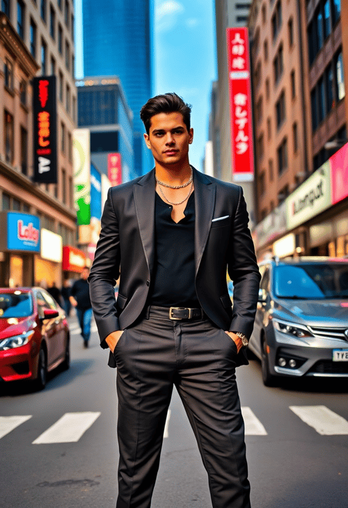 Urban Chic: City Lights and Fashion Heights