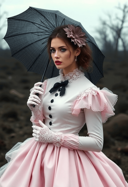 Victorian Ghost in Modern Gothic Glam
