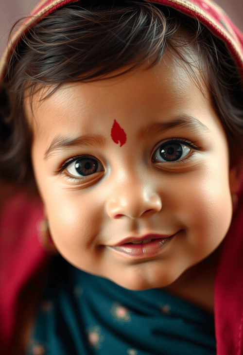 Innocence and Wonder: A Toddler's Pure Expression