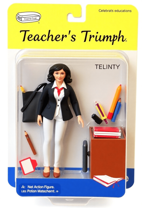 Teacher's Triumph: The Classroom Champion Action Figure