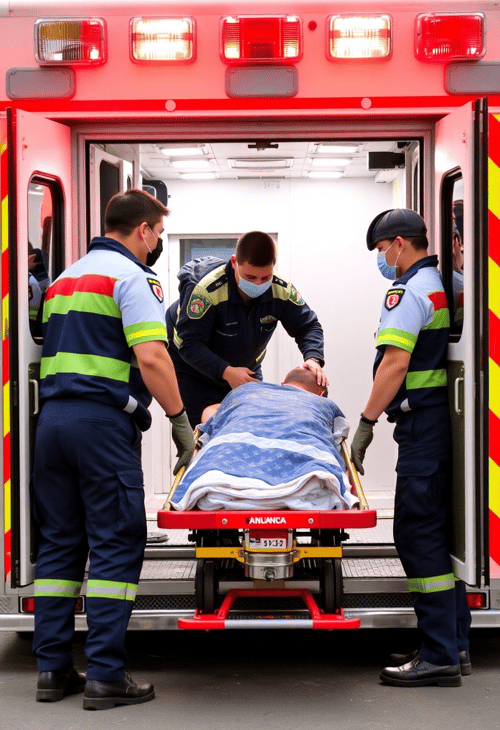 Emergency Services Responding to a Call