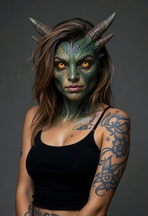 Dragon Face AI Face Effect