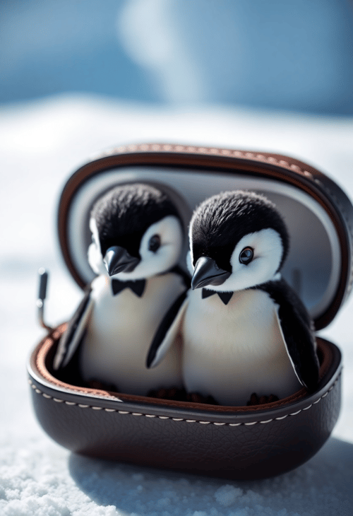 Penguin Pod: An Icy Embrace with Penguin AirPods