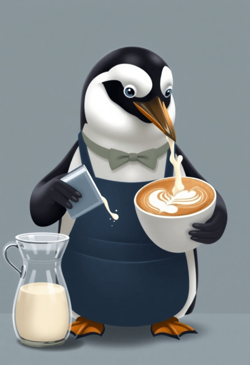 Penguin Barista: Brewing the Perfect Coffee