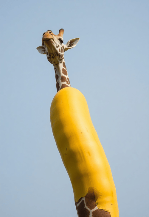Giraffe-Banana Heights of Whimsy