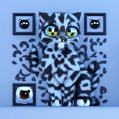 Cute Cat QR Code 