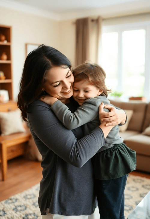 The Heartfelt Hug: Cherishing Moments with Mom