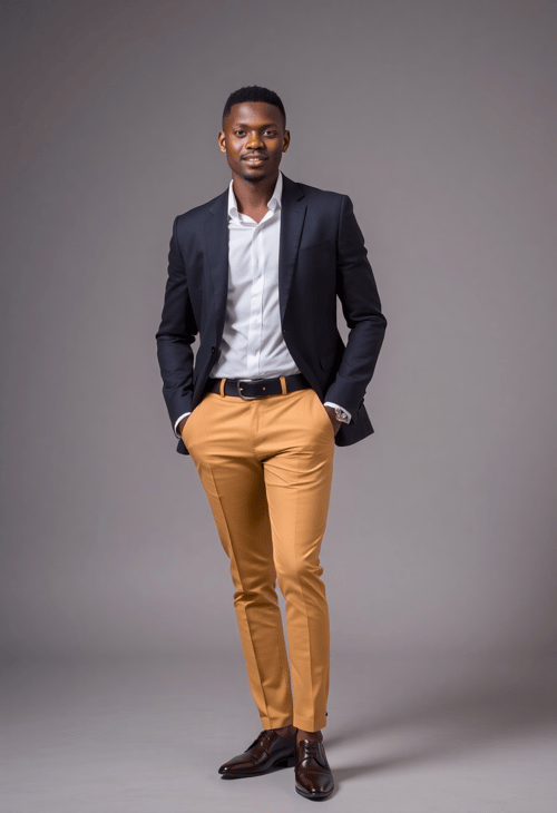 Modern African Business Attire - Elegance in Simplicity