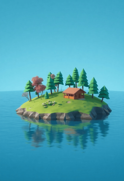 Low-Poly Island