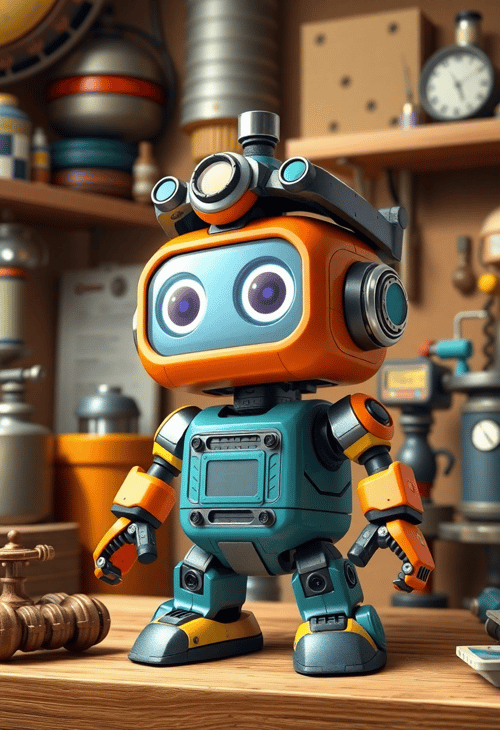 Gizmo Gearhead: The Inventive Robot