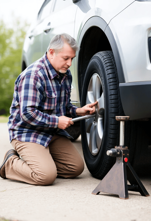 Changing a Car Tire