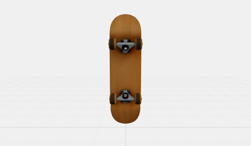 AI Generated Skateboard 3D Model