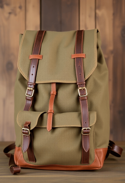 Vintage Explorer: Retro Rucksack