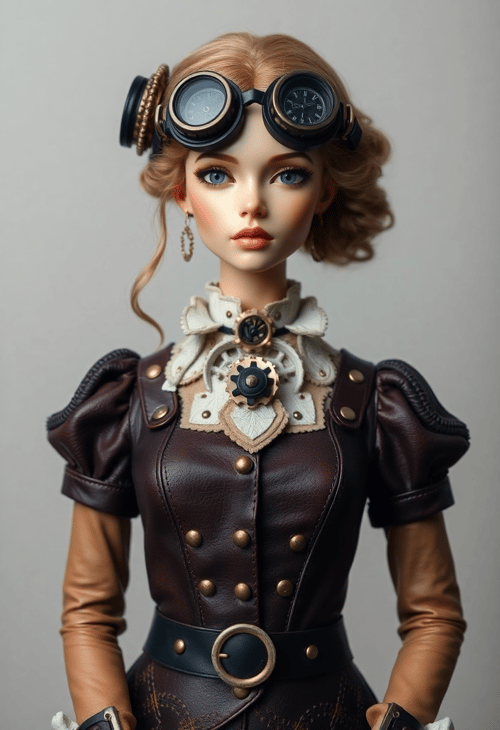 Steampunk Glam: Edgy Victorian Doll Look