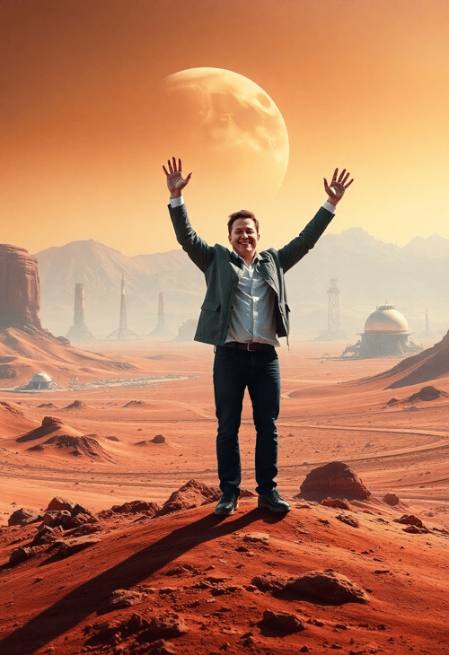 Elon Musk on Mars