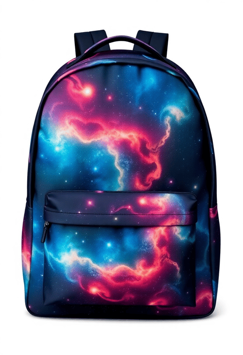 Vibrant Galaxy Backpack for Cosmic Journeys