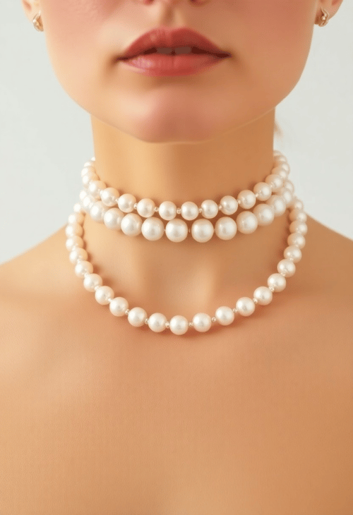 Lustrous Pearl Choker