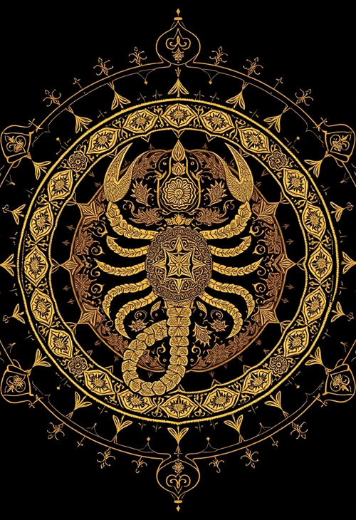 Mystical Scorpio Mandala