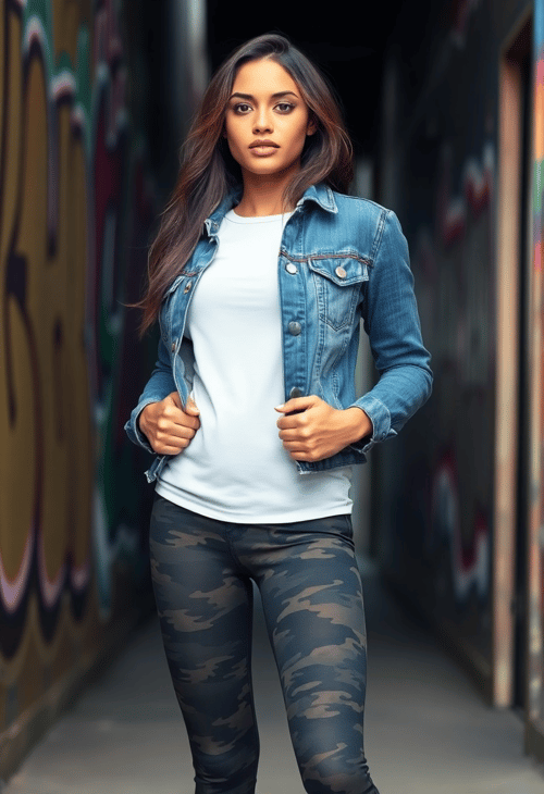 Urban Cool: Camouflage Print Leggings