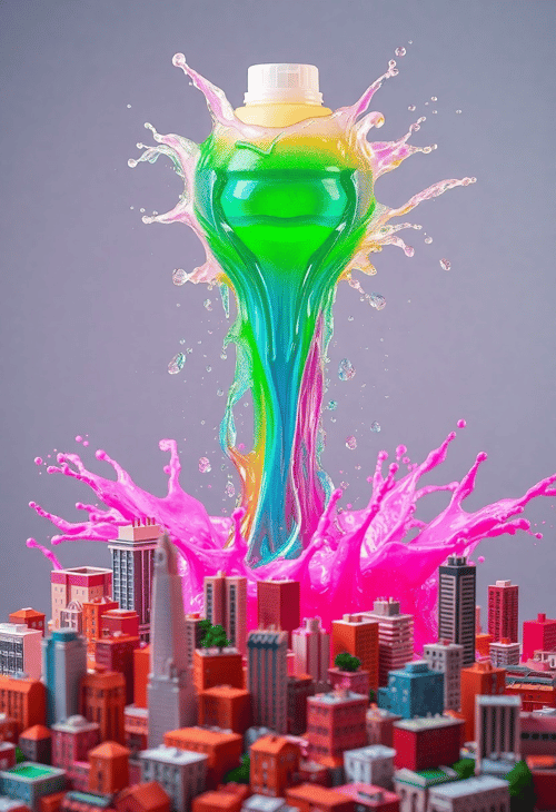 Detergent Splash: Clean the World with Color