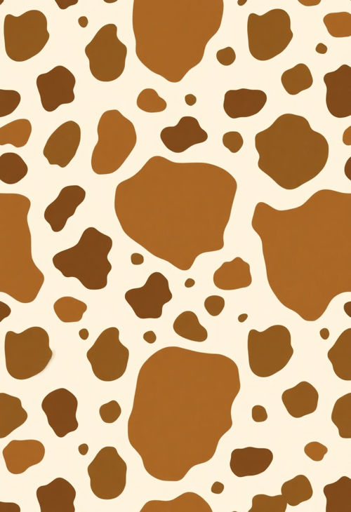 Earth Tones Cow Print Inspired by Nature