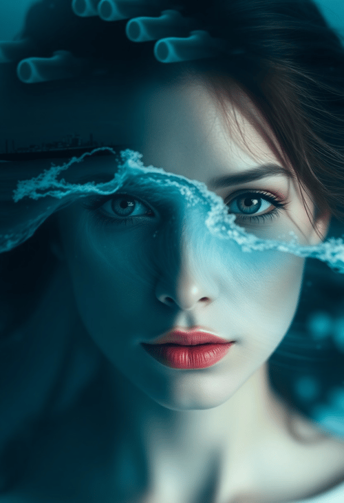 Ocean Depths: The Mermaid's Gaze