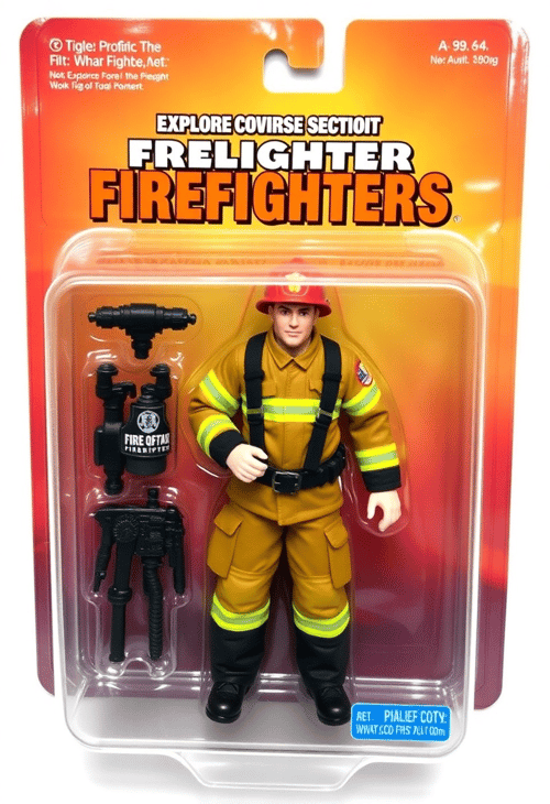 Firefighter Hero: The Flames Fighter Action Figure