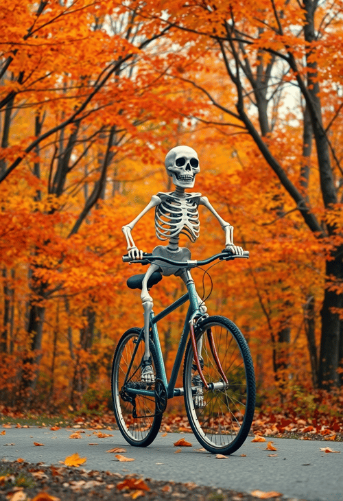 Skeleton Cycling Adventure