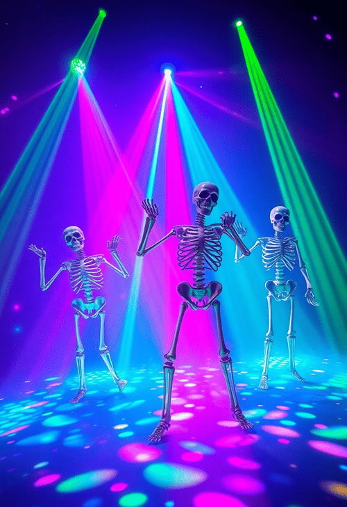 Psychedelic Skeleton Rave