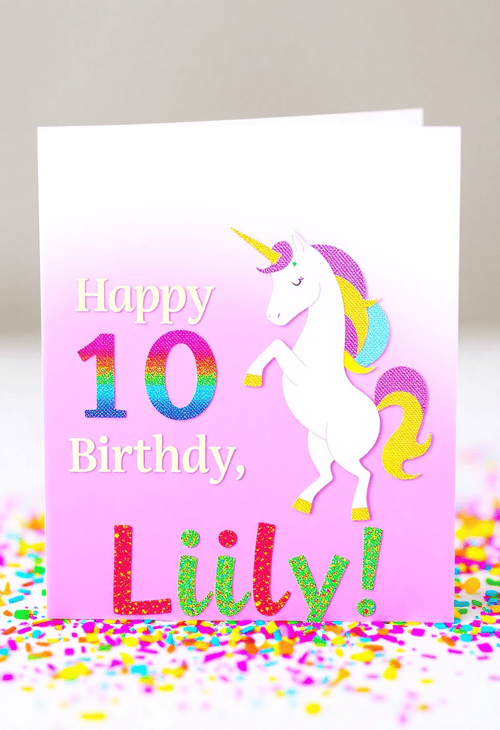 Unicorns and Rainbows for Lily