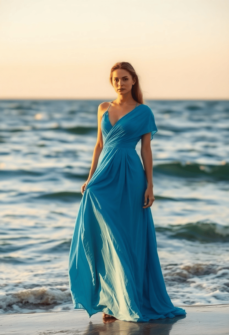 Beachside Elegance in Azure