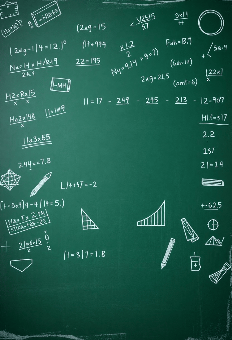Chalkboard Dreams: A Classic School Days Backdrop