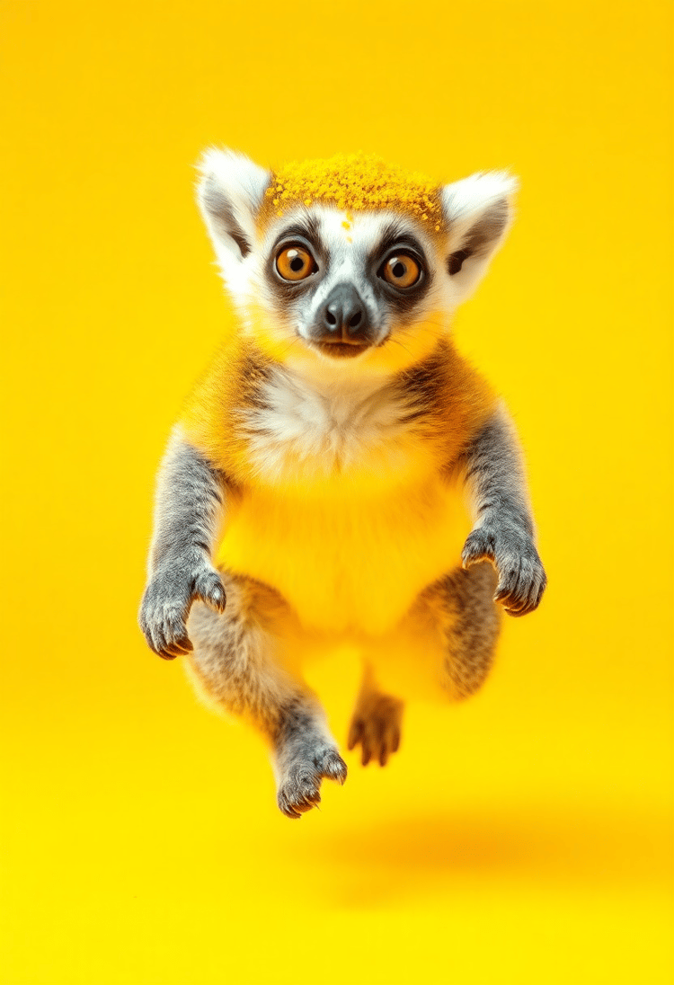 Lemelony: The Playful Citrus Primate