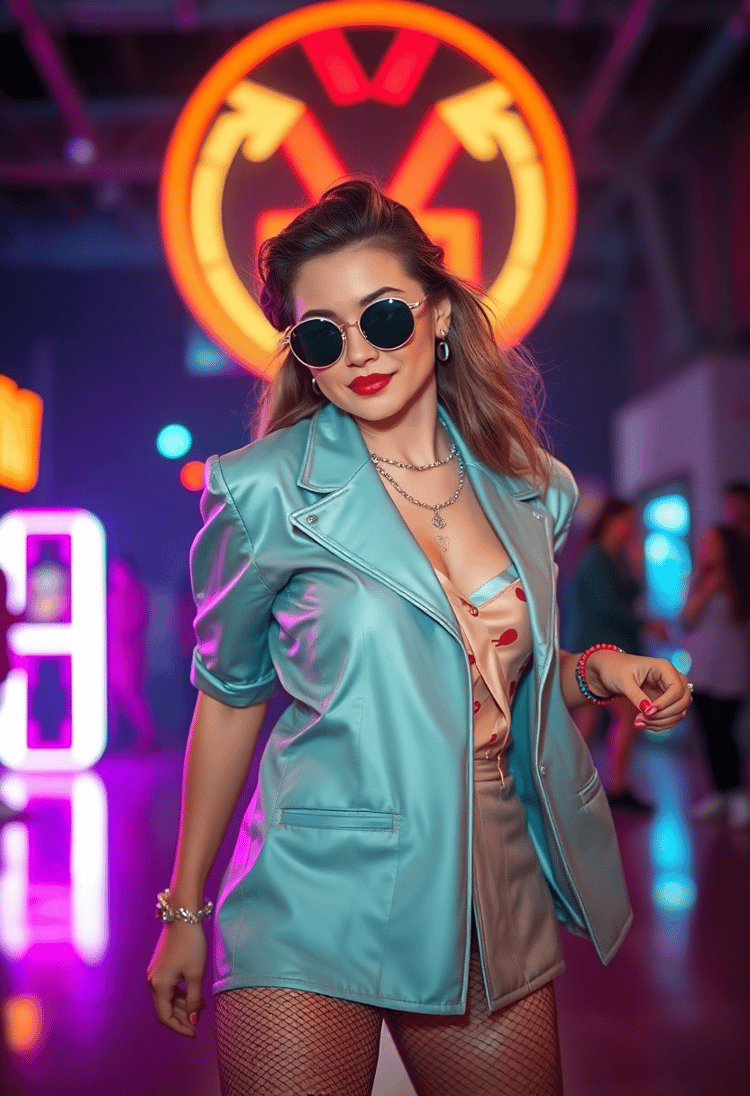 Retro Vibes: TikTok Dance in Vintage Threads