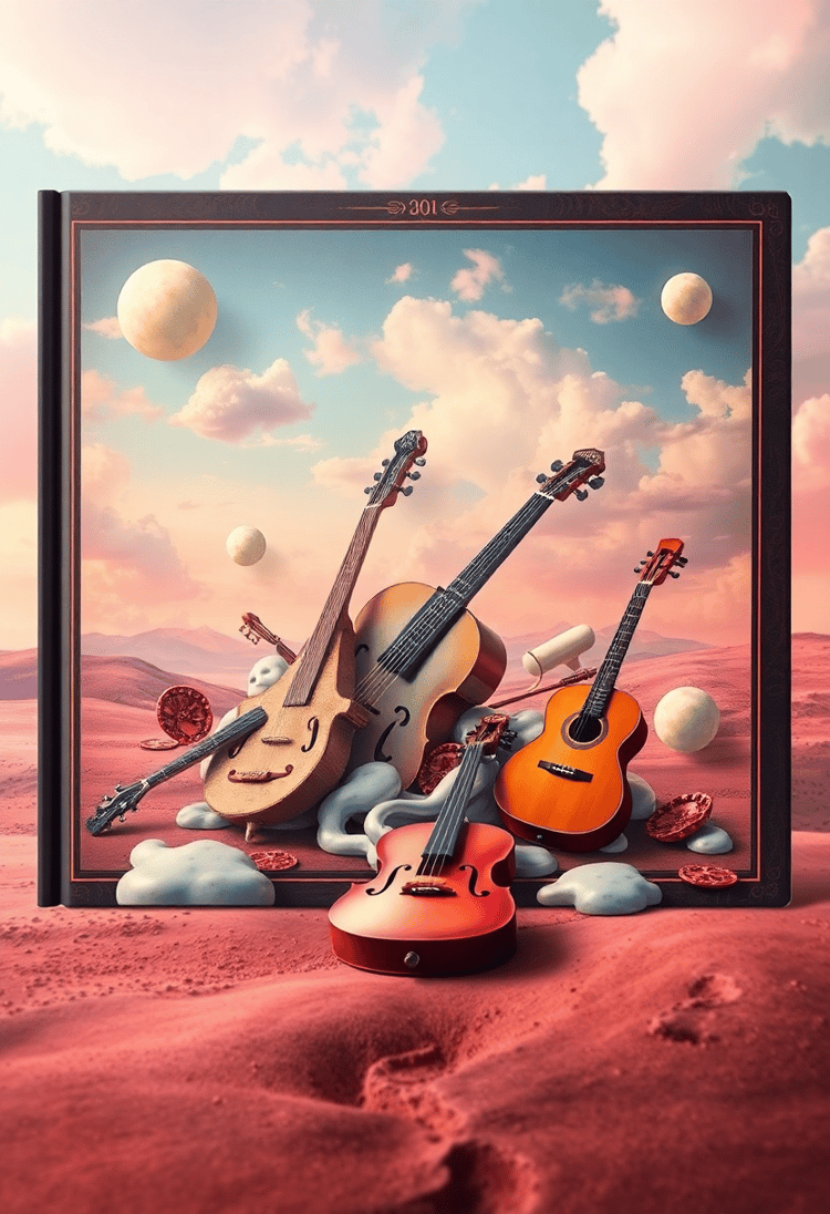 Dreamscapes in Melody: Surreal Album Cover Art