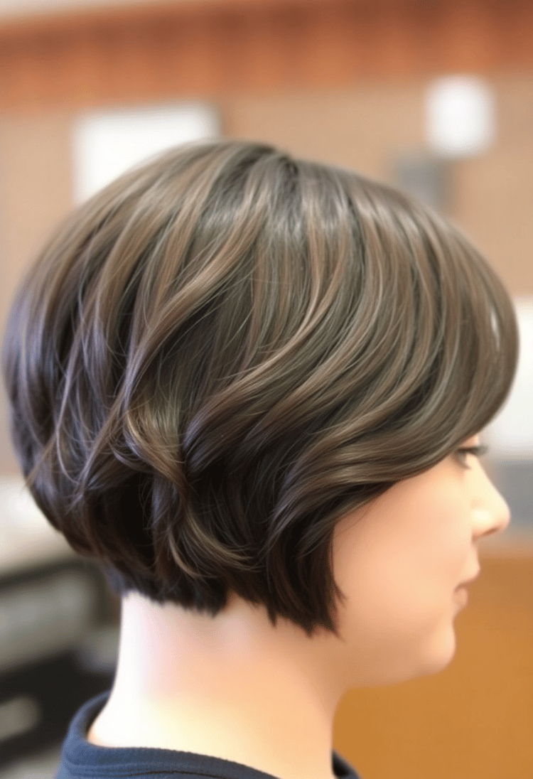 Casual Hime Cut with Soft Waves