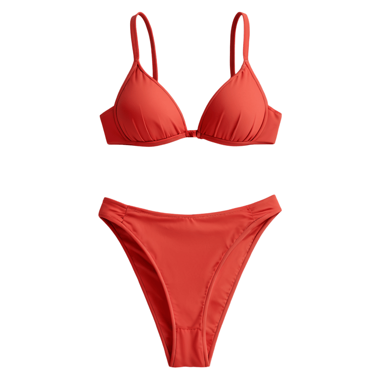 Red Bikini PNG in Transparent Background Free