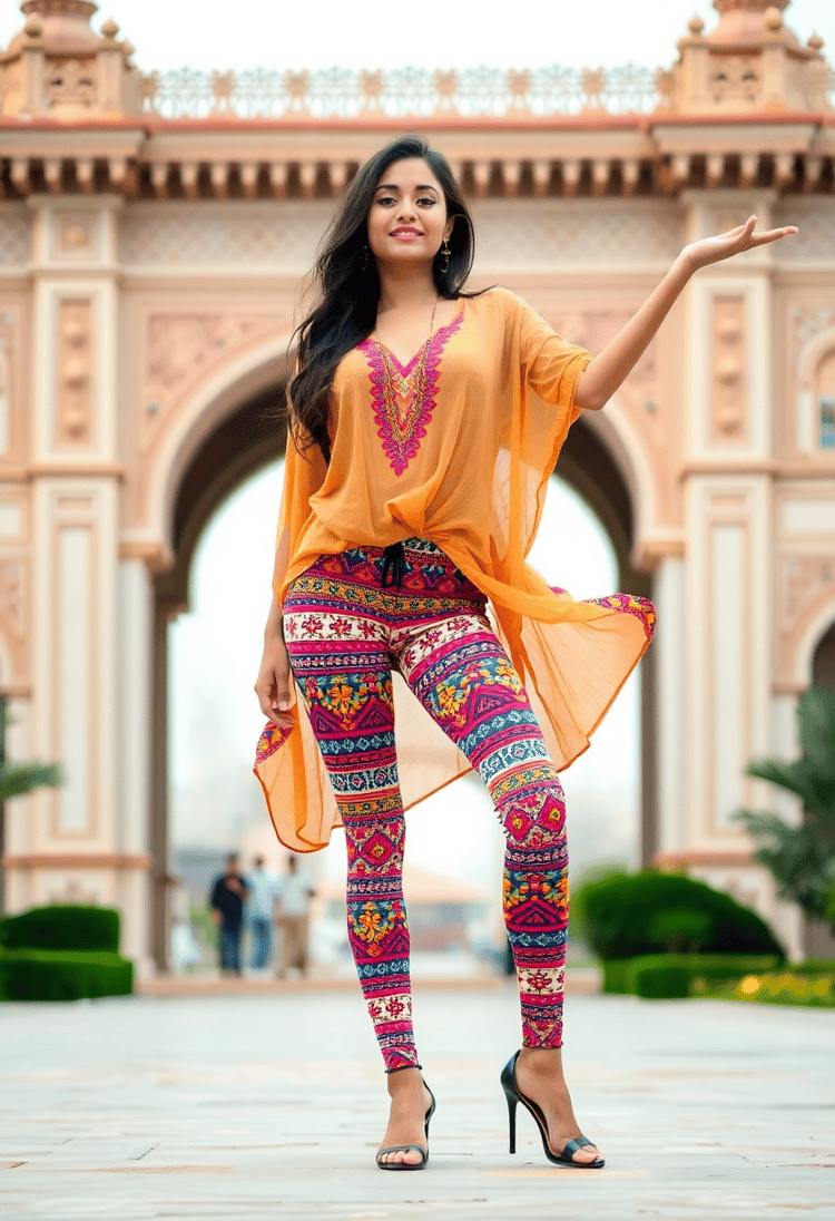 Cultural Fusion: Tribal Print Leggings