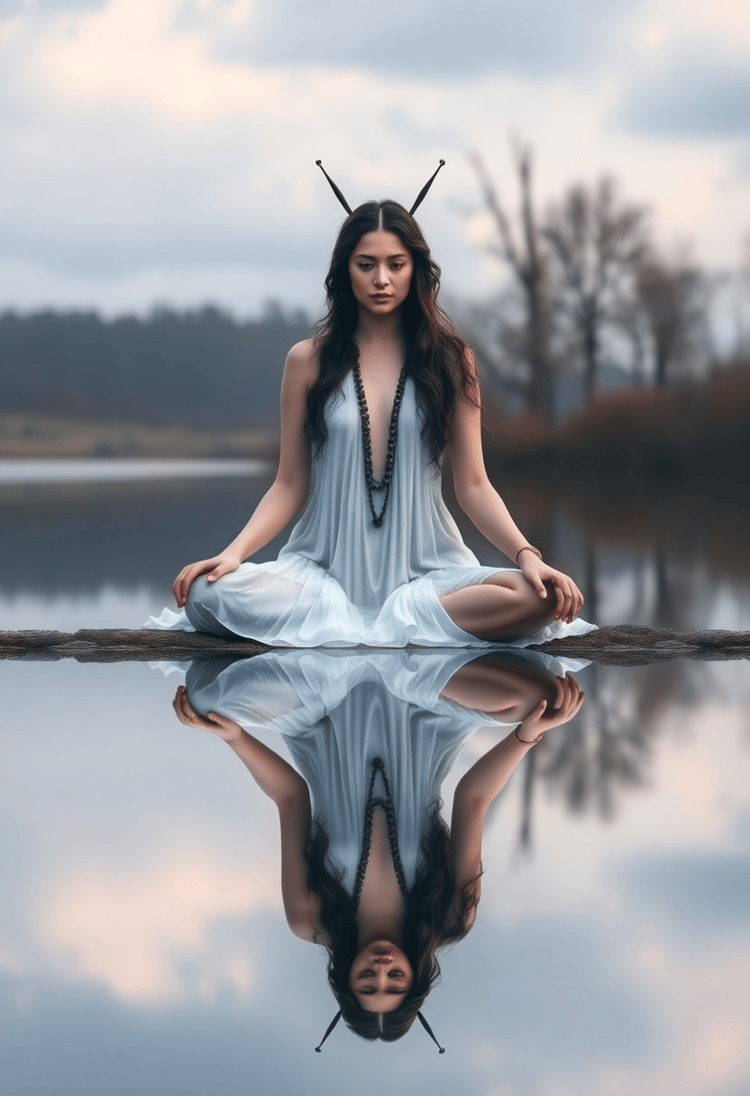 Serene Aquarius in Reflection
