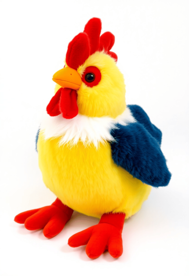 Charming Plush Hen: A Cozy Farmyard Figure