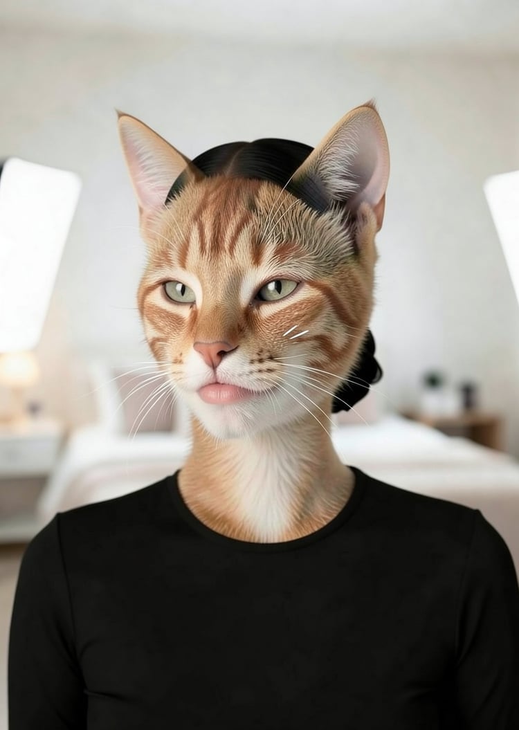 Human to Cat Face AI Generator