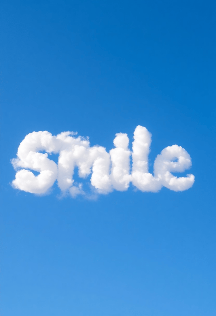 Playful Cloud Composition: 'Smile'