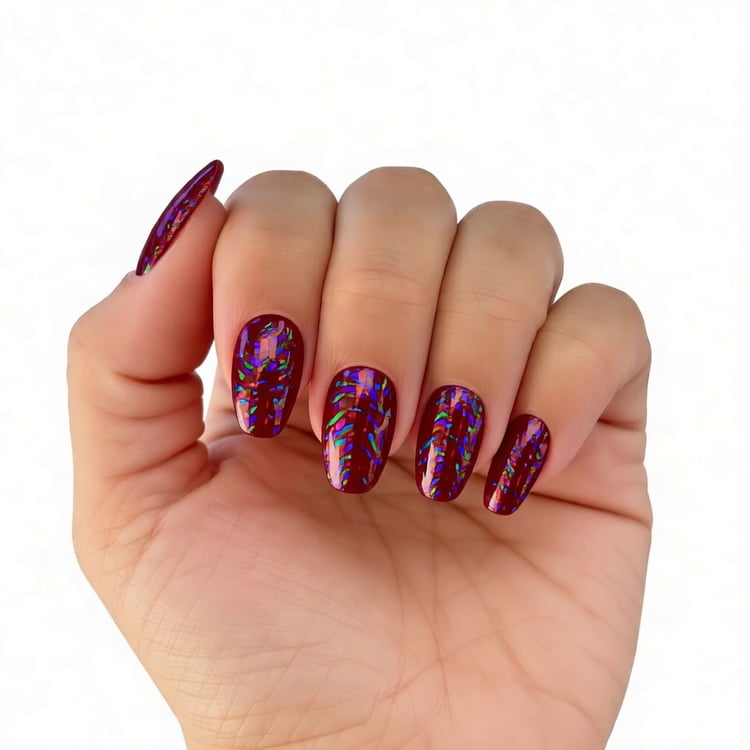 Preview Holographic Nails on Photo