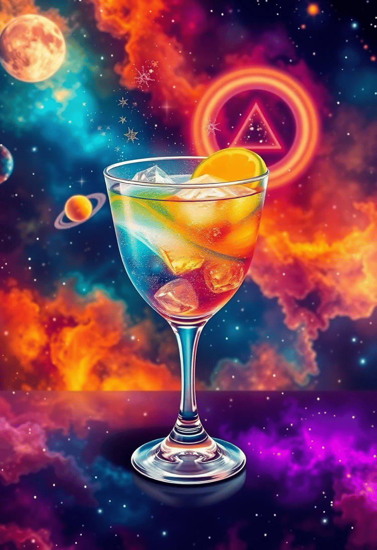 Astral Aperitif: The Cosmic Cocktail