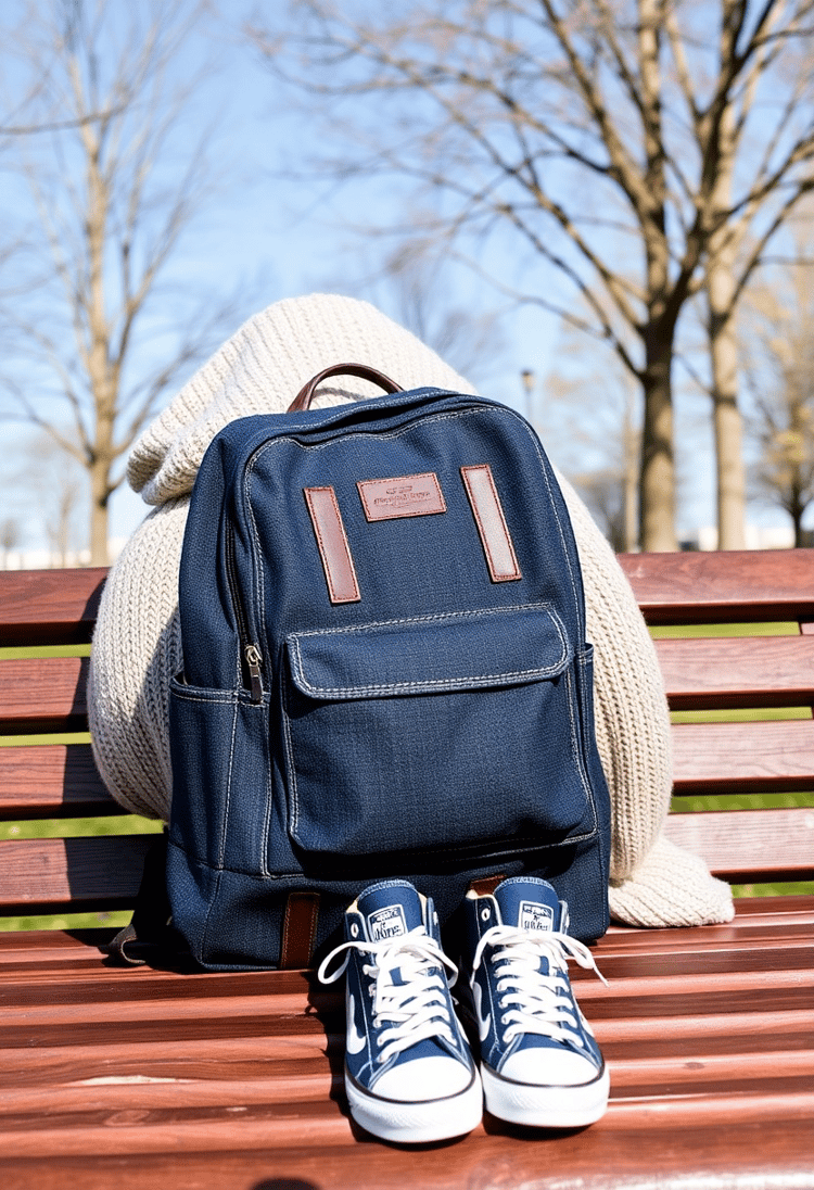 Casual Comfort: Everyday Denim Backpack