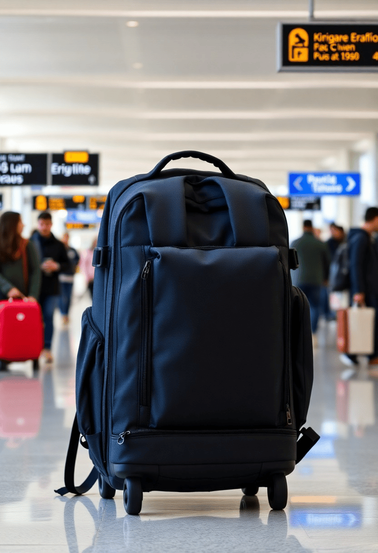 Travel-Ready: All-In-One Luggage Backpack