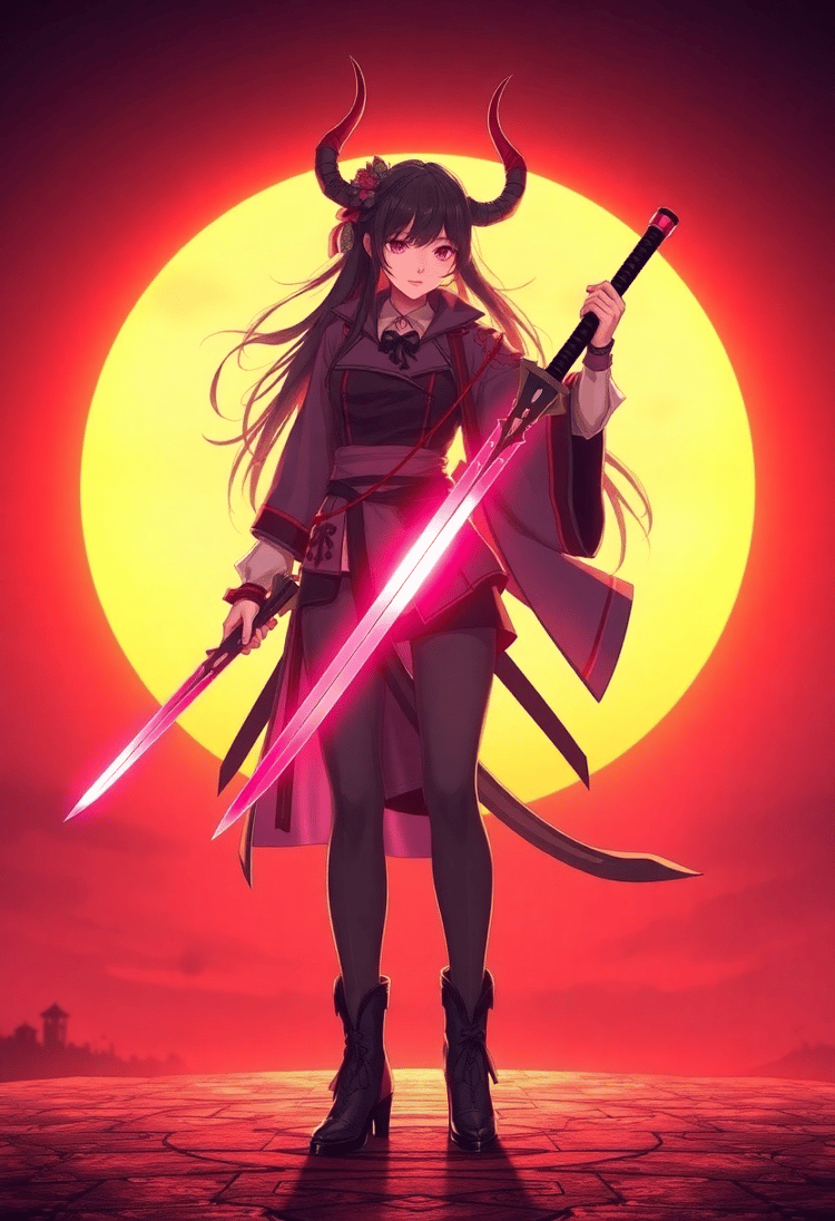 Blade Dancer at Dusk