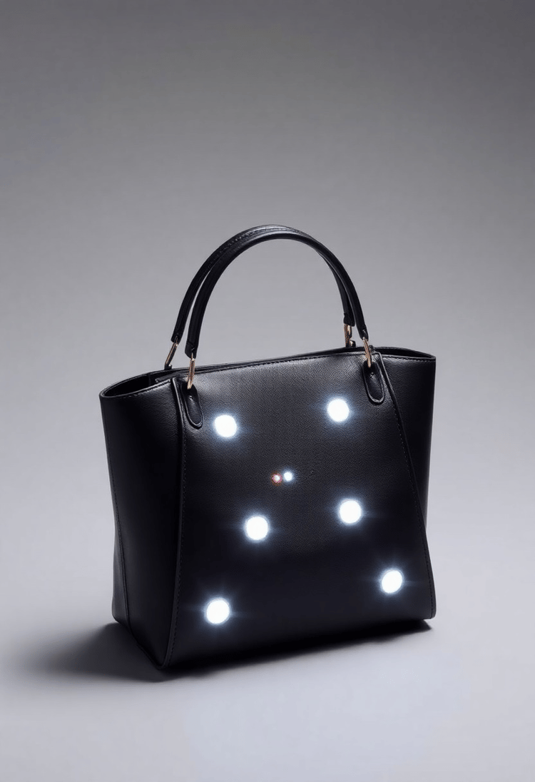 Luminescent Evening Handbag with LED Accents
